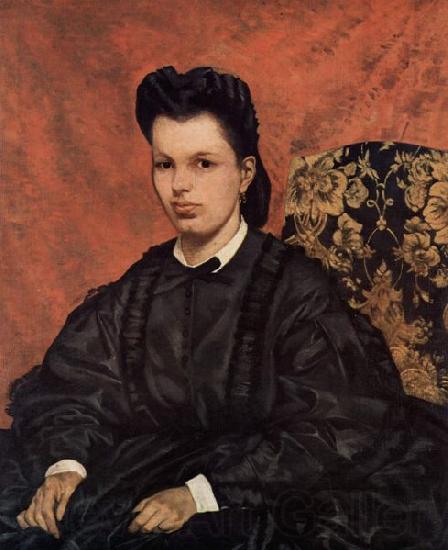 Giovanni Fattori Portrat der ersten Ehefrau des Kunstlers Germany oil painting art